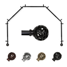 Load image into Gallery viewer, Leanette 13/16" 5-Sided Bay Curtain Rod