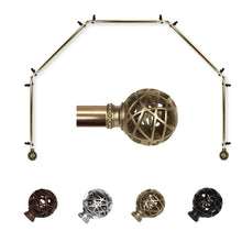 Load image into Gallery viewer, Leanette 13/16" 5-Sided Bay Curtain Rod