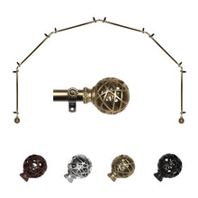 Load image into Gallery viewer, Leanette 13/16" 6-Sided Bay Curtain Rod