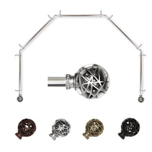 Load image into Gallery viewer, Leanette 13/16" 5-Sided Bay Curtain Rod