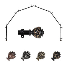 Load image into Gallery viewer, Eleanor 13/16" 6-Sided Bay Curtain Rod
