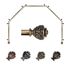 Load image into Gallery viewer, Eleanor 13/16" 5-Sided Bay Curtain Rod