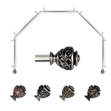 Load image into Gallery viewer, Eleanor 13/16" 5-Sided Bay Curtain Rod
