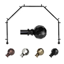 Load image into Gallery viewer, Christiano 13/16" 5-Sided Bay Curtain Rod