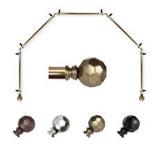 Load image into Gallery viewer, Christiano 13/16" 5-Sided Bay Curtain Rod