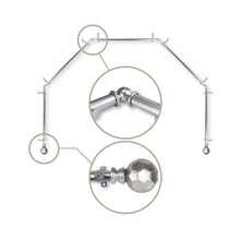 Load image into Gallery viewer, Christiano 13/16" 5-Sided Bay Curtain Rod