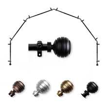 Load image into Gallery viewer, Poise 13/16" 6-Sided Bay Curtain Rod