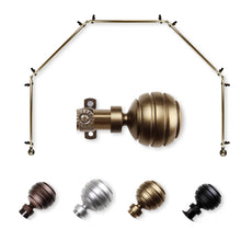 Load image into Gallery viewer, Poise 13/16" 5-Sided Bay Curtain Rod