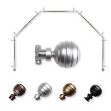 Load image into Gallery viewer, Poise 13/16" 5-Sided Bay Curtain Rod