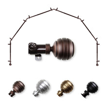 Load image into Gallery viewer, Poise 13/16" 6-Sided Bay Curtain Rod