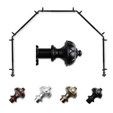 Load image into Gallery viewer, Sierra 13/16" 5-Sided Bay Curtain Rod
