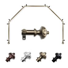 Load image into Gallery viewer, Sierra 13/16" 5-Sided Bay Curtain Rod