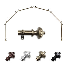 Load image into Gallery viewer, Sierra 13/16" 6-Sided Bay Curtain Rod