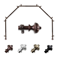 Load image into Gallery viewer, Sierra 13/16" 5-Sided Bay Curtain Rod
