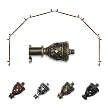 Load image into Gallery viewer, Arielle 13/16" 6-Sided Bay Curtain Rod