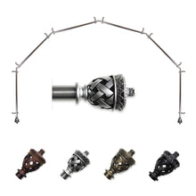 Load image into Gallery viewer, Arielle 13/16" 6-Sided Bay Curtain Rod