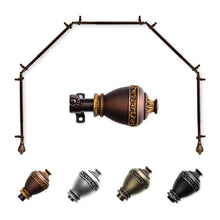 Load image into Gallery viewer, Amelie 13/16" 5-Sided Bay Curtain Rod