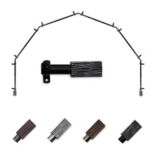 Load image into Gallery viewer, Alder 13/16" 6-Sided Bay Curtain Rod