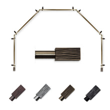 Load image into Gallery viewer, Alder 13/16" 5-Sided Bay Curtain Rod
