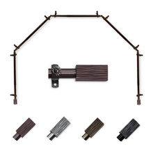 Load image into Gallery viewer, Alder 13/16" 5-Sided Bay Curtain Rod