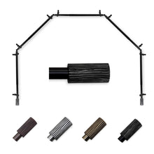 Load image into Gallery viewer, Cedar 13/16" 5-Sided Bay Curtain Rod