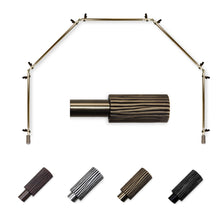Load image into Gallery viewer, Cedar 13/16" 5-Sided Bay Curtain Rod