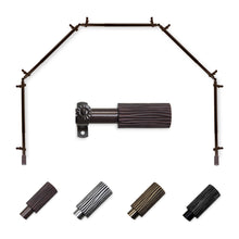 Load image into Gallery viewer, Cedar 13/16" 5-Sided Bay Curtain Rod