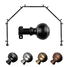 Load image into Gallery viewer, Jaylin 13/16" 5-Sided Bay Curtain Rod