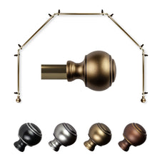 Load image into Gallery viewer, Jaylin 13/16" 5-Sided Bay Curtain Rod