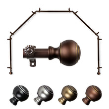 Load image into Gallery viewer, Jaylin 13/16" 5-Sided Bay Curtain Rod