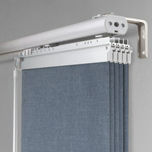 Load image into Gallery viewer, Spruce 5-Panel Single Rail Panel Track Extendable 40"-70"W, Panel width 15.75" - 80% LIGHT-FILTERING