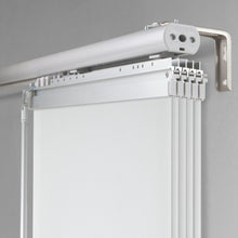 Load image into Gallery viewer, Embroidered Chiffon 5-Panel Single Rail Panel Track Extendable 40"-70"W x 91.4"H, Panel width 15.75" - 80% LIGHT-FILTERING