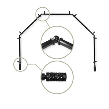 Load image into Gallery viewer, Whirl 13/16" 5-Sided Bay Curtain Rod