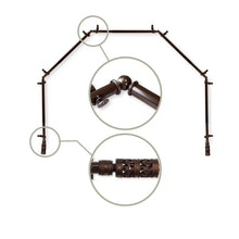 Load image into Gallery viewer, Whirl 13/16" 5-Sided Bay Curtain Rod