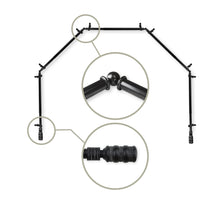 Load image into Gallery viewer, Dollop 13/16" 5-Sided Bay Curtain Rod