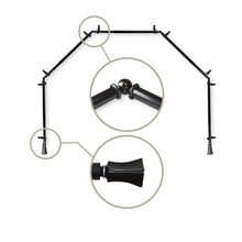 Load image into Gallery viewer, Fort 13/16" 5-Sided Bay Curtain Rod