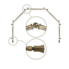 Load image into Gallery viewer, Fort 13/16" 5-Sided Bay Curtain Rod