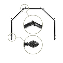 Load image into Gallery viewer, Ember 13/16" 5-Sided Bay Curtain Rod