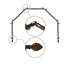 Load image into Gallery viewer, Ember 13/16" 5-Sided Bay Curtain Rod