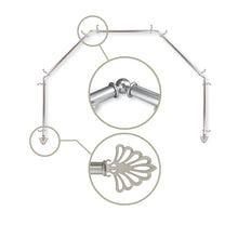 Load image into Gallery viewer, Fan 13/16" 5-Sided Bay Curtain Rod