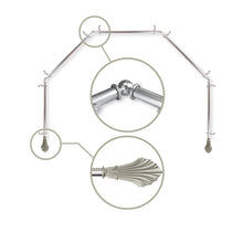 Load image into Gallery viewer, Fin 13/16" 5-Sided Bay Curtain Rod