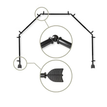Load image into Gallery viewer, Quill 13/16" 5-Sided Bay Curtain Rod