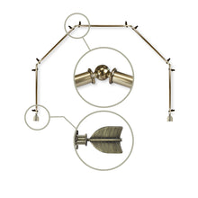 Load image into Gallery viewer, Quill 13/16" 5-Sided Bay Curtain Rod