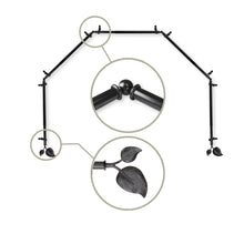 Load image into Gallery viewer, lvy 13/16" 5-Sided Bay Curtain Rod