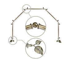 Load image into Gallery viewer, lvy 13/16" 5-Sided Bay Curtain Rod