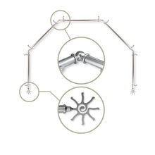 Load image into Gallery viewer, Sun 13/16" 5-Sided Bay Curtain Rod