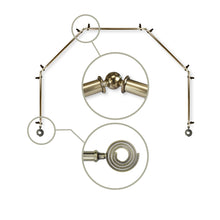 Load image into Gallery viewer, Coil 13/16" 5-Sided Bay Curtain Rod