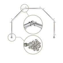 Load image into Gallery viewer, Tidal 13/16" 5-Sided Bay Curtain Rod