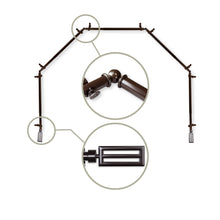 Load image into Gallery viewer, Sterling 13/16" 5-Sided Bay Curtain Rod