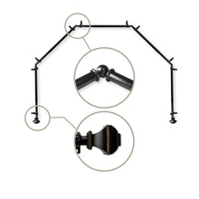 Load image into Gallery viewer, Marion 13/16" 5-Sided Bay Curtain Rod